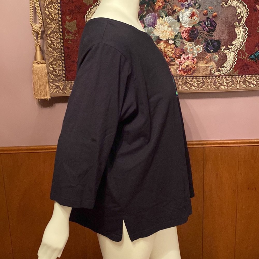 Bob Mackie Wearable Art Blouse - image 4